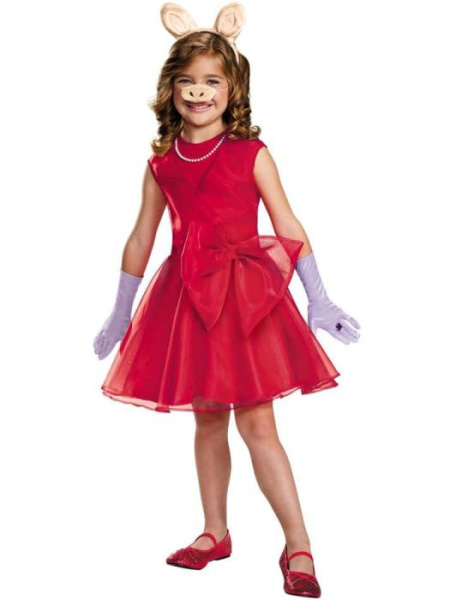 Карнавальный костюм Мисс Пигги детский