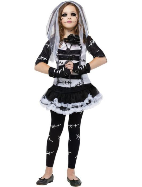 Карнавальный костюм невеста монстров детский