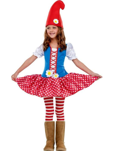 Карнавальный костюм девушки гнома детский