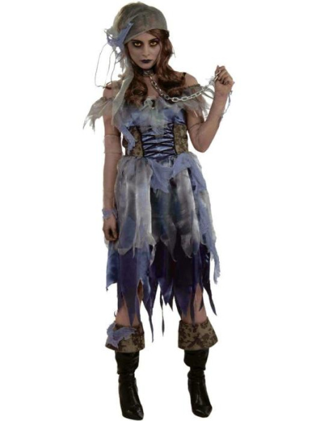 Карнавальный костюм Зомби Пиратка взрослый