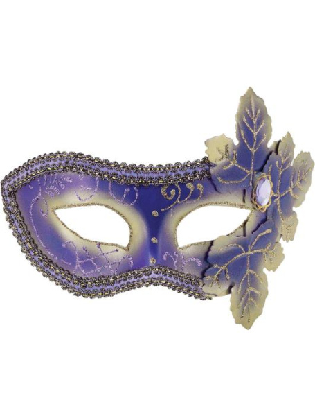 Венецианская маска с листьями