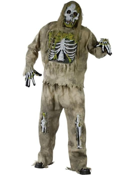 Костюм Скелетный зомби взрослый