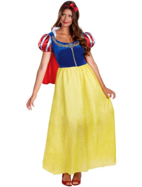 Карнавальный костюм Красивая Белоснежка взрослый