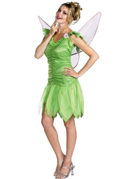Карнавальный костюм феи Динь-Динь взрослый
