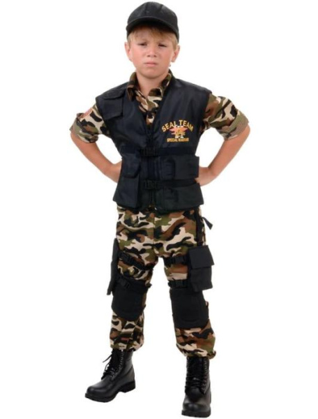 Карнавальный костюм военный детский