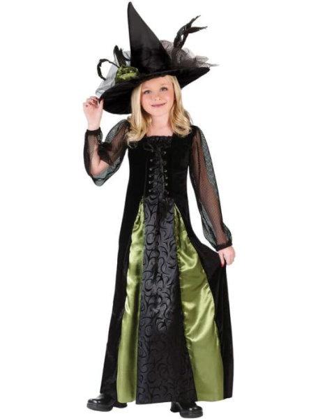 Костюм Зелёная ведьма детский