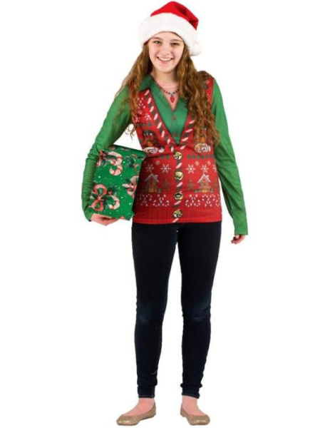Рождественская Жилетка женская