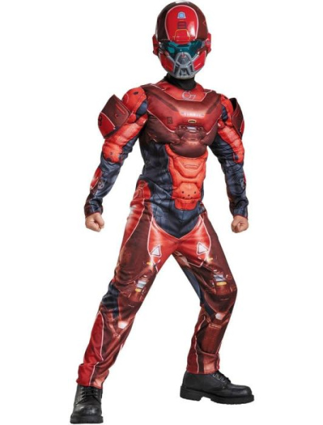 Карнавальный костюм Красный Спартанец Хало детский