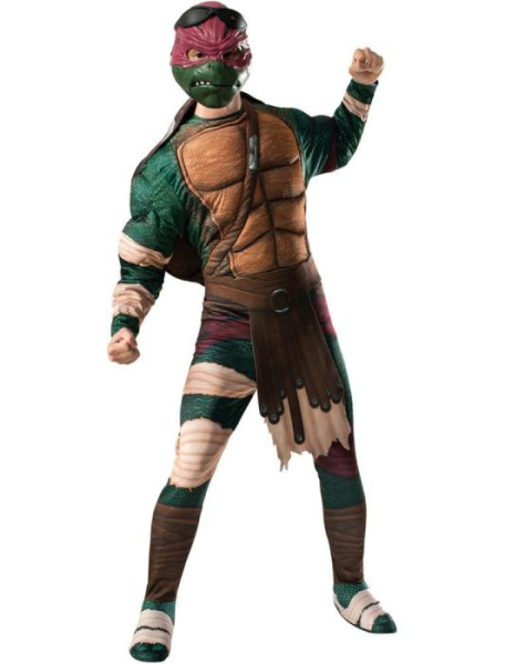 Карнавальный костюм Рафаэля "Черепашки ниндзя 2" взрослый