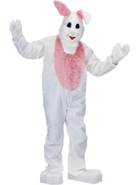 Плюшевый костюм пасхального кролика.