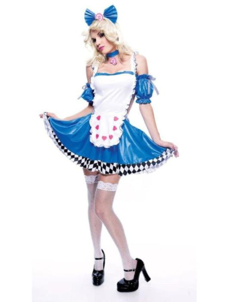 Карнавальный костюм Злая Алиса в стране чудес взрослый