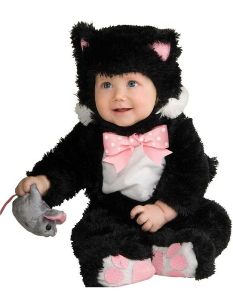 Костюм чёрного котёнка детский