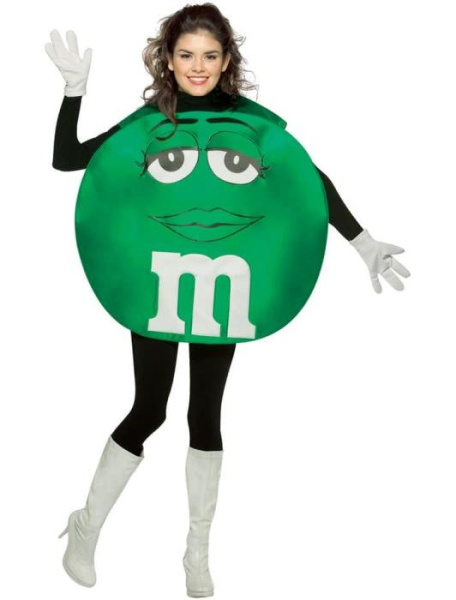 Костюм M&M'S зеленый подростковый