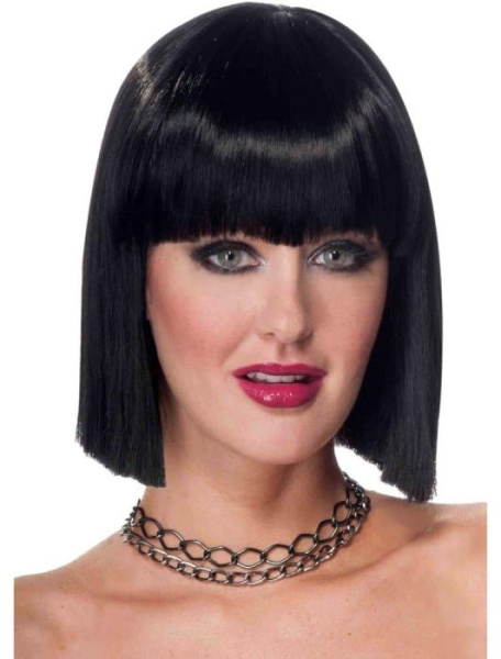 Парик каре чёрный
